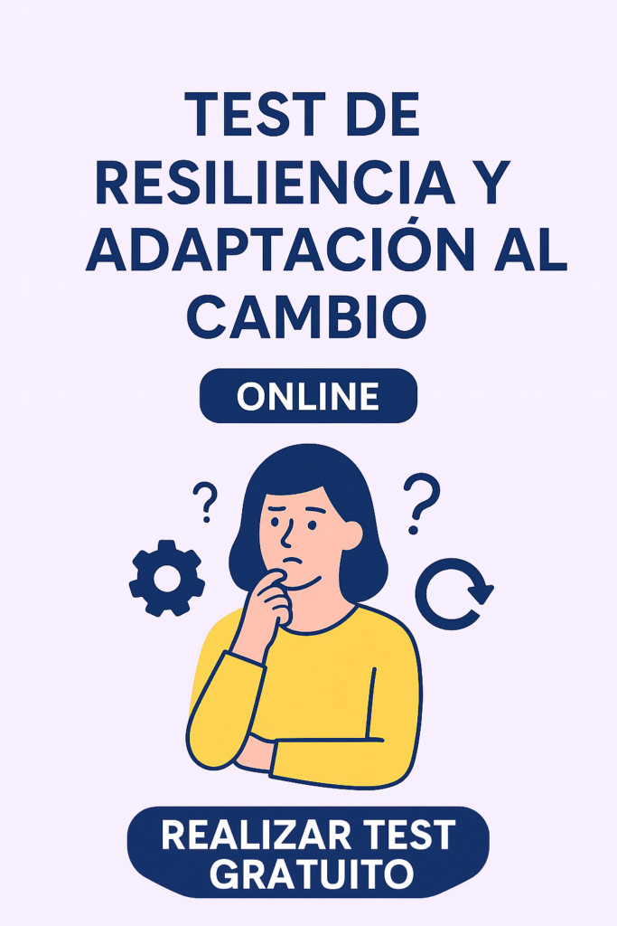 formato del test de resiliencia y adaptación al cambio
